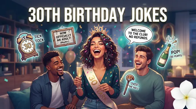 30th birthday jokes with joke generator