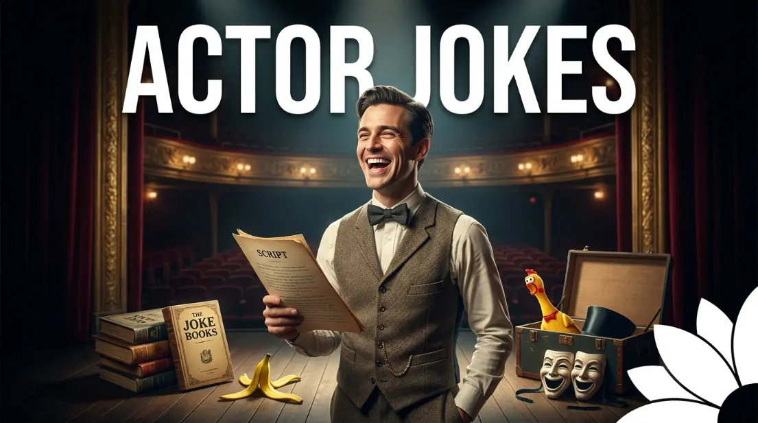 Actor jokes with jokes generator