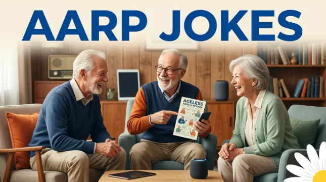 Hilarious aarp jokes with jokes generator