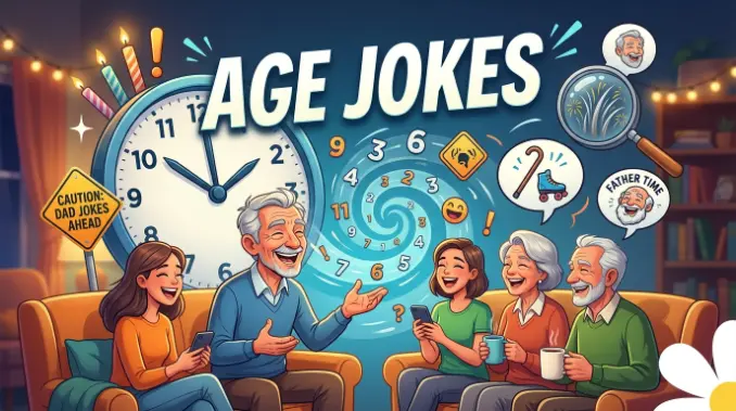 Hilarious age jokes with jokes generator