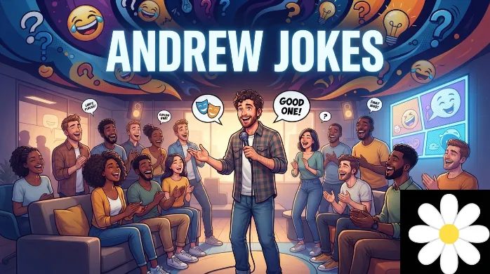 Hillarious andrew jokes with jokes generator