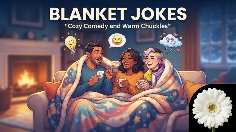 Hilarious blanket jokes with jokes generator