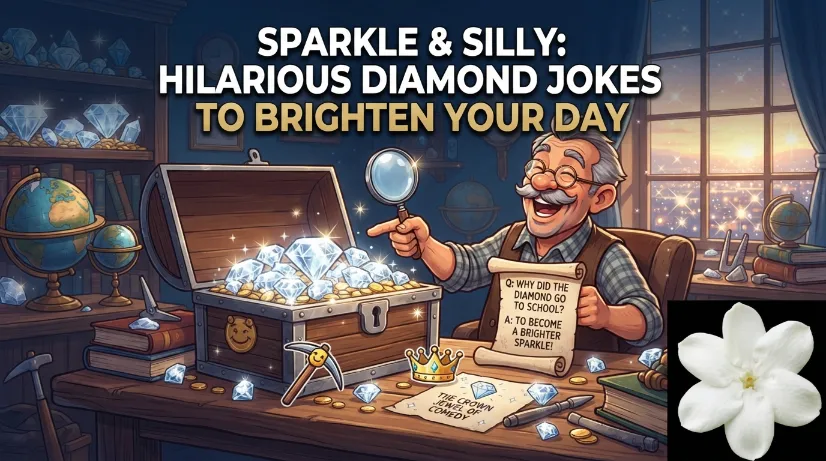 Hilarious diamond jokes with jokes generator
