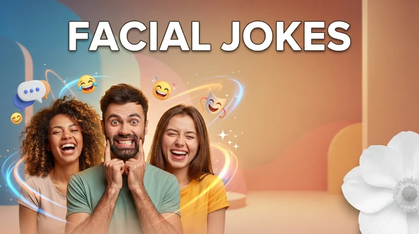 Hilarious facial jokes with jokes generator