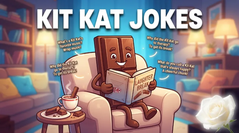 Hilarious kit kat jokes with jokes generator