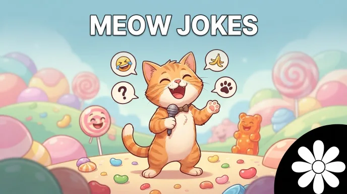 Hilarious meow jokes with jokes generator