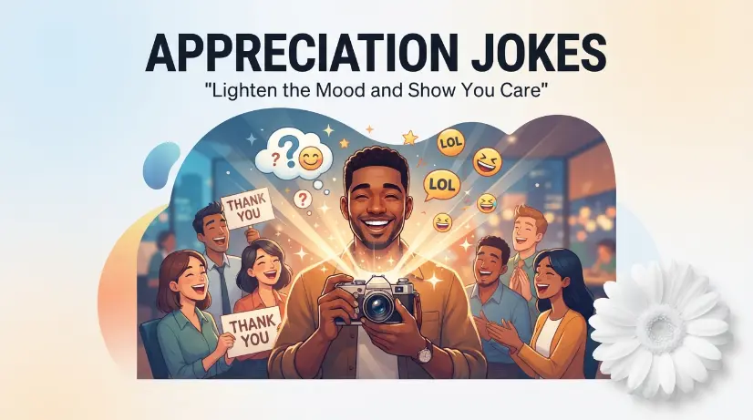 Uncontrollable appreciation jokes with jokes generator