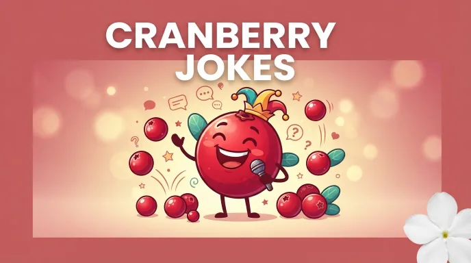 Uncontrollable cranberry jokes with jokes generator