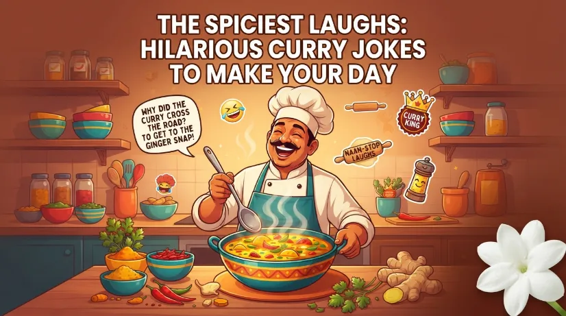 Uncontrollable curry jokes with jokes generator