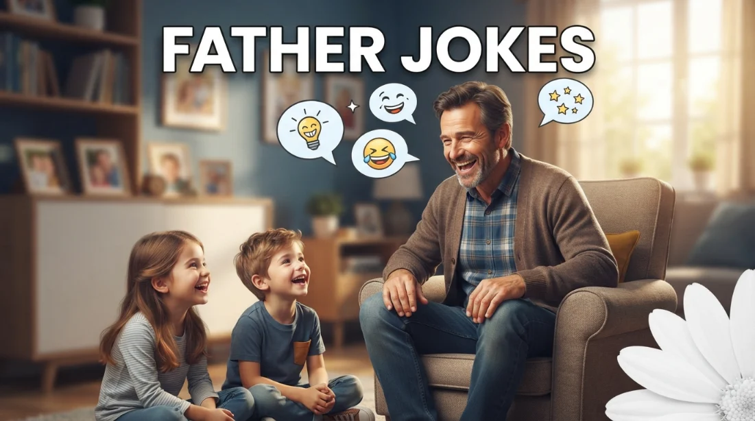 Uncontrollable father jokes with jjokes generator