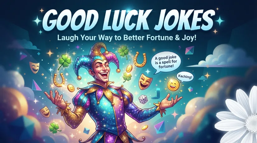 Uncontrollable good luck jokes with jokes generator